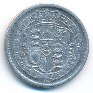 Великобритания, 1 шиллинг (1817 г.)