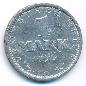 Веймарская республика, 1 марка (1924 г.)