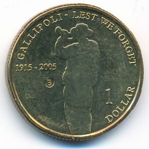 Австралия, 1 доллар (2005 г.)