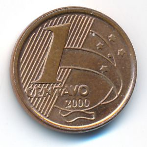 Бразилия, 1 сентаво (2000 г.)