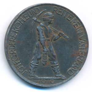 Дюрен., 25 пфеннигов (1919 г.)