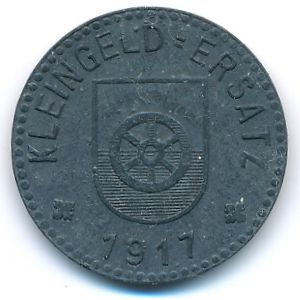 Донауэшинген., 10 пфеннигов (1917 г.)