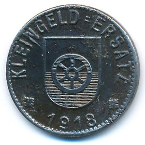 Донауэшинген., 10 пфеннигов (1918 г.)