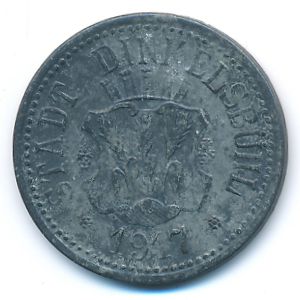 Динкельсбюль., 10 пфеннигов (1917 г.)