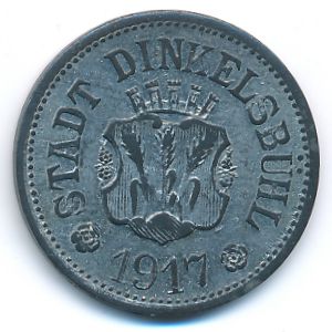 Динкельсбюль., 50 пфеннигов (1917 г.)