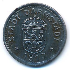 Дармштадт., 10 пфеннигов (1917 г.)