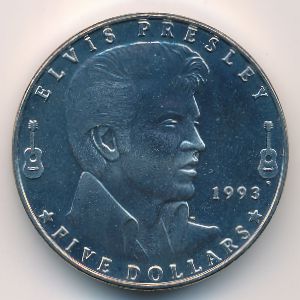 Маршалловы острова, 5 долларов (1993 г.)