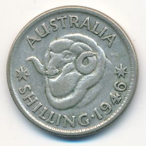 Австралия, 1 шиллинг (1946 г.)