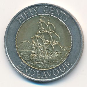 Новая Зеландия, 50 центов (1994 г.)