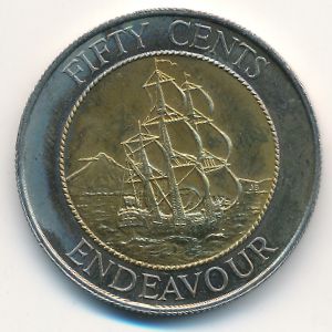 Новая Зеландия, 50 центов (1994 г.)