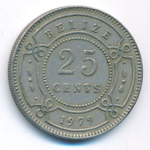 Белиз, 25 центов (1979 г.)
