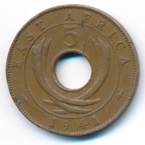 Восточная Африка, 5 центов (1941 г.)