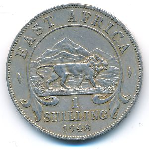 Восточная Африка, 1 шиллинг (1948 г.)
