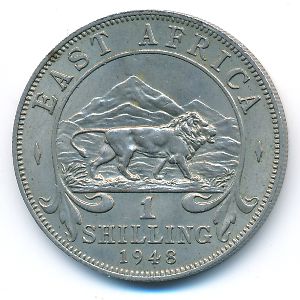 Восточная Африка, 1 шиллинг (1948 г.)