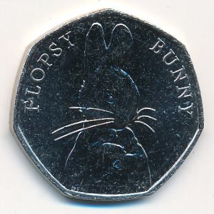 Great Britain, 50 pence, 2018