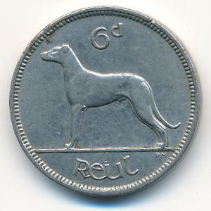 Ирландия, 6 пенсов (1928 г.)