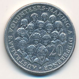 Австралия, 20 центов (2003 г.)