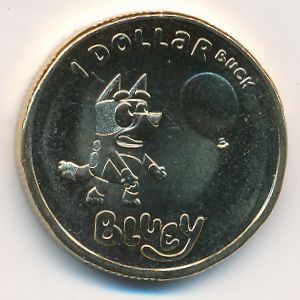 Австралия, 1 доллар (2024 г.)