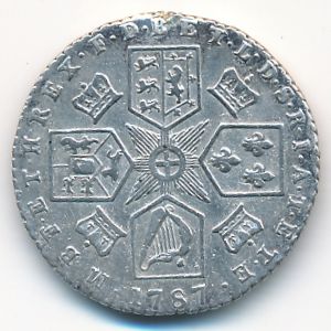Great Britain, 6 pence, 1787
