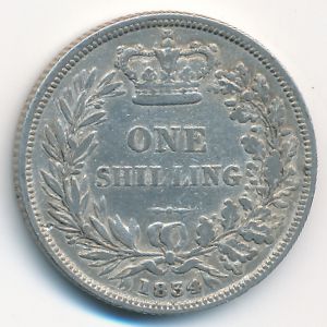 Great Britain, 1 shilling, 1834