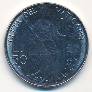 Ватикан, 50 лир (1980 г.)
