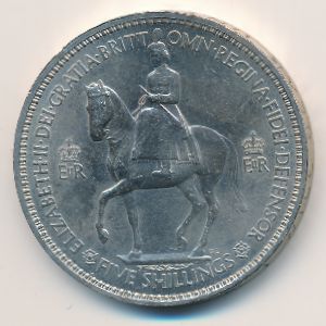 Великобритания, 1 крона (1953 г.)