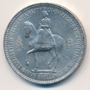 Великобритания, 1 крона (1953 г.)