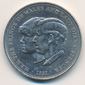 Великобритания, 25 новых пенсов (1981 г.)