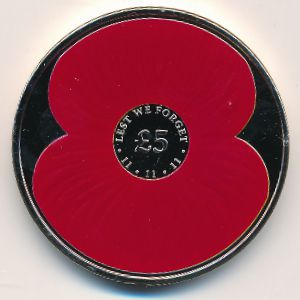 Джерси, 5 фунтов (2012 г.)