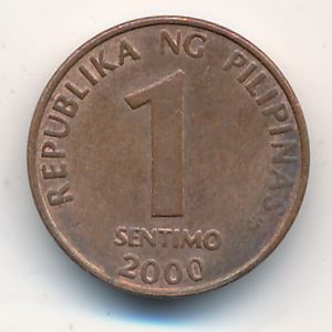 Philippines, 1 centimo, 2000