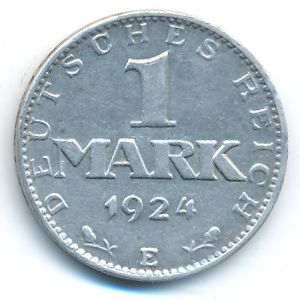 Weimar Republic, 1 mark, 1924