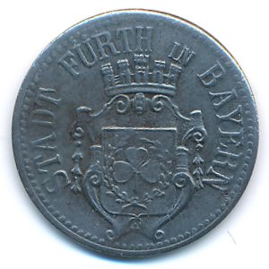 Фюрт., 10 пфеннигов (1917 г.)