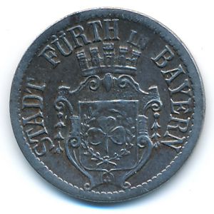 Фюрт., 10 пфеннигов (1917 г.)