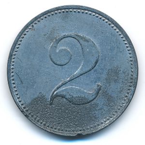 Франкфурт., 2 пфеннига