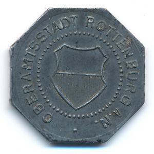 Rottenburg., 10 пфеннигов, 1918