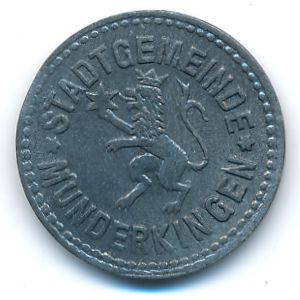 Мундеркинген., 10 пфеннигов (1918 г.)