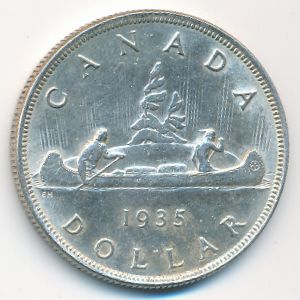 Канада, 1 доллар (1935 г.)