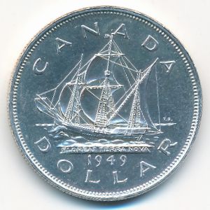 Канада, 1 доллар (1949 г.)