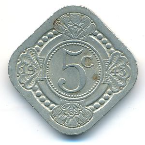 Кюрасао, 5 центов (1943 г.)