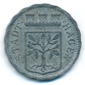 Hagen, 10 пфеннигов, 1917