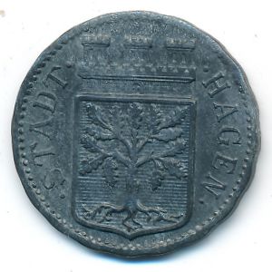Hagen, 50 пфеннигов, 1917