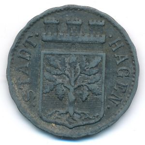 Хаген., 50 пфеннигов (1918 г.)