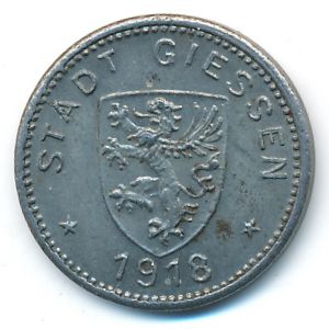 Гиссен., 10 пфеннигов (1918 г.)