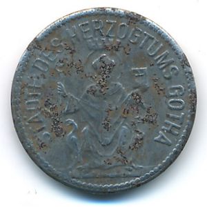 Гота., 1 пфенниг