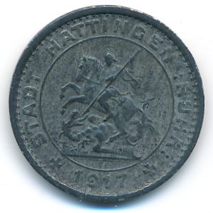 Хаттинген., 10 пфеннигов (1917 г.)