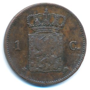Нидерланды, 1 цент (1877 г.)