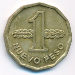 Уругвай, 1 новый песо (1977 г.)