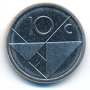 Aruba, 10 центов, 2024