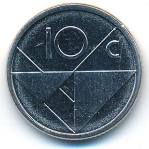 Аруба, 10 центов (2024 г.)