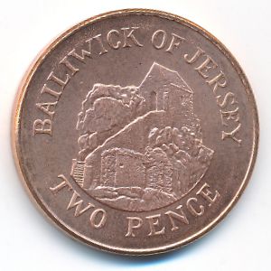 Джерси, 2 пенса (2016 г.)